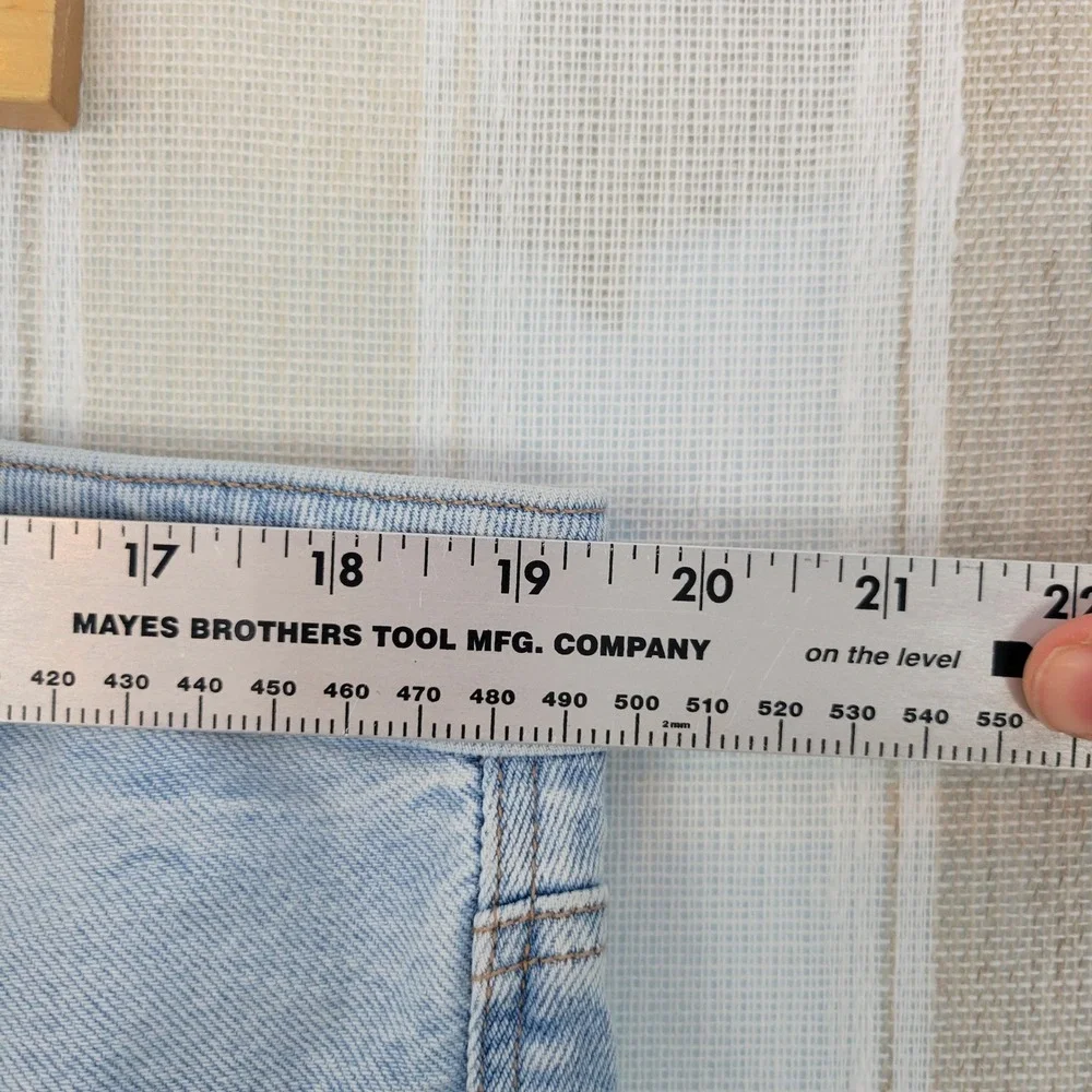 American‎ Eagle Strigid Real Good Mom Jeans Blue Size 18 Regular